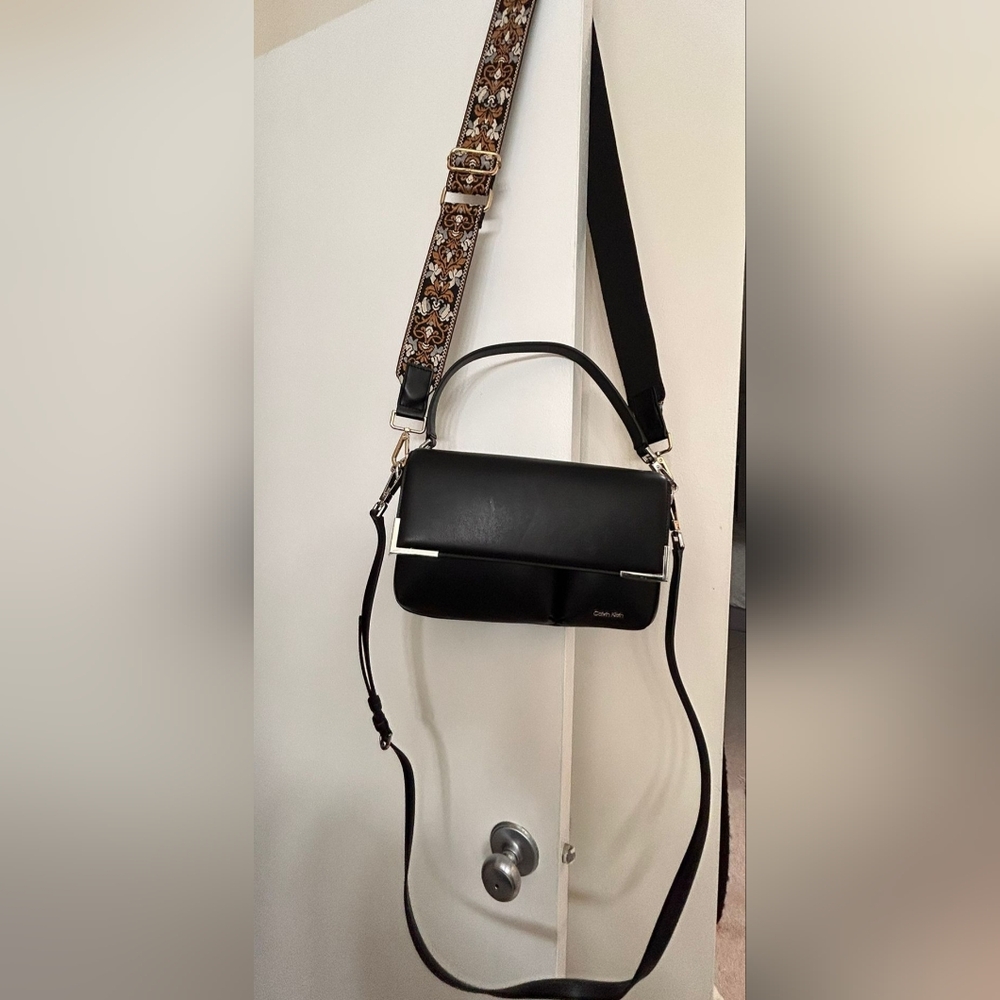 Calvin Klein Black Mica Shoulder Bag - Picture 3 of 3